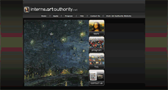 Desktop Screenshot of interns.artauthority.net